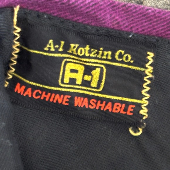 VTG 70s Purple Lace Up Bell Bottoms Sz S Hippie Disco Boho Jimi Hendrix‎ - Picture 6 of 7